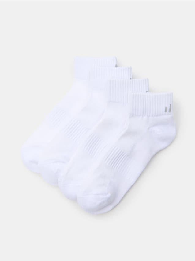 Sinsay - Súprava 4 párov ponožiek - biela