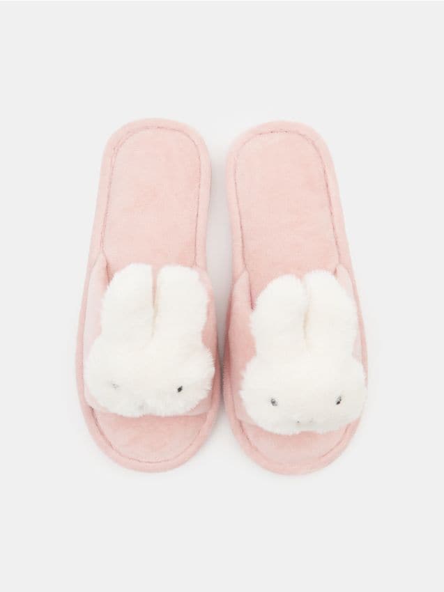 Kapcie z imitacją futerka Miffy - SINSAY