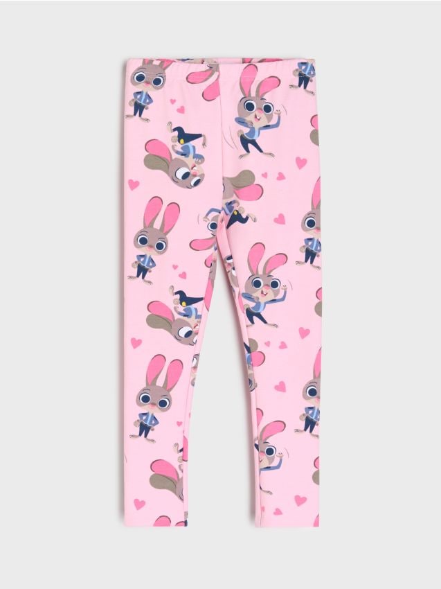 Sinsay - Colanți Zootopia - roz-pastel