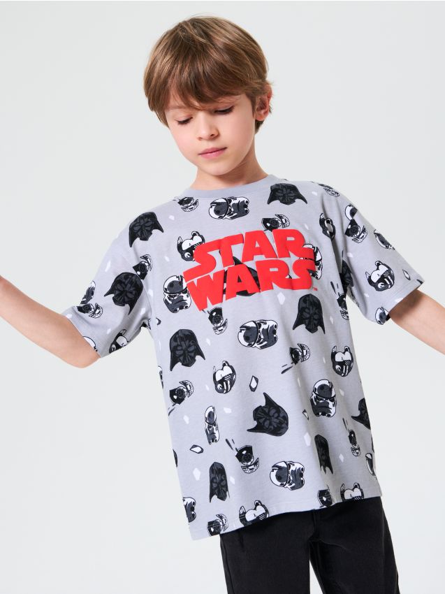 Sinsay - Tričko Star Wars - stredne sivá