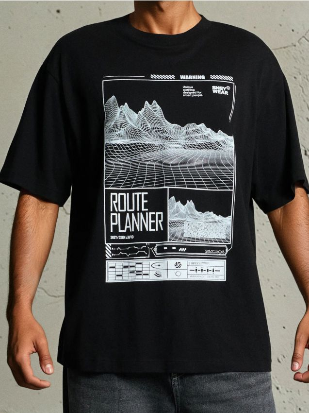 Sinsay - Tricou cu mânecă scurtă - negru
