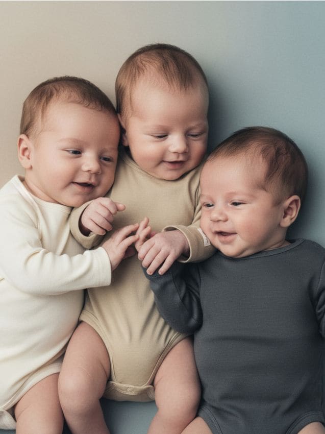 Sinsay - Bavlnené body 3 pack - krémová