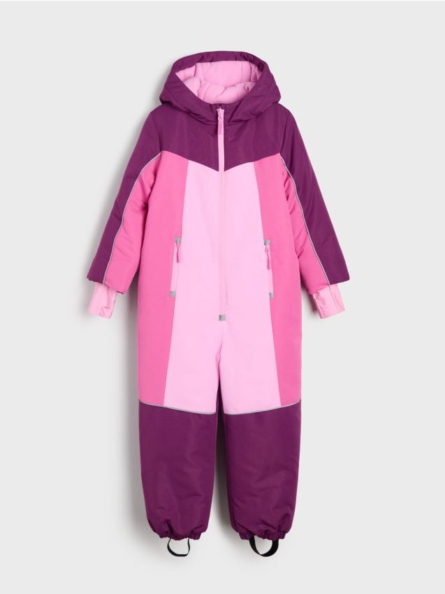 Sinsay - Pijama-salopetă cu glugă - violet-închis