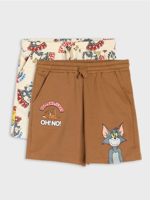 Sinsay - Súprava 2 šortiek Tom and Jerry - viacfarebná