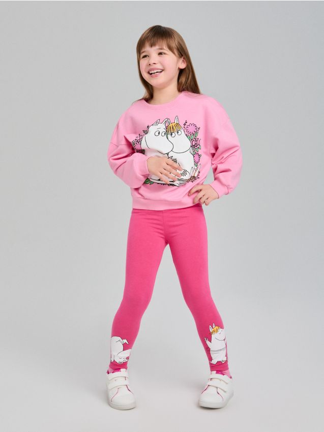 Sinsay - Legíny The Moomins - horúca ružová