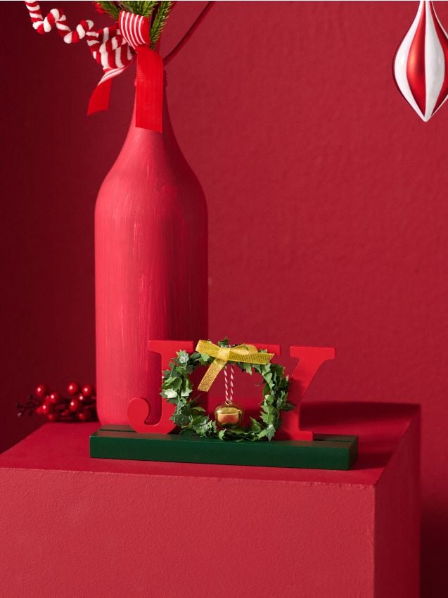 Sinsay - Dekoratívny vianočný nápis JOY - viacfarebná