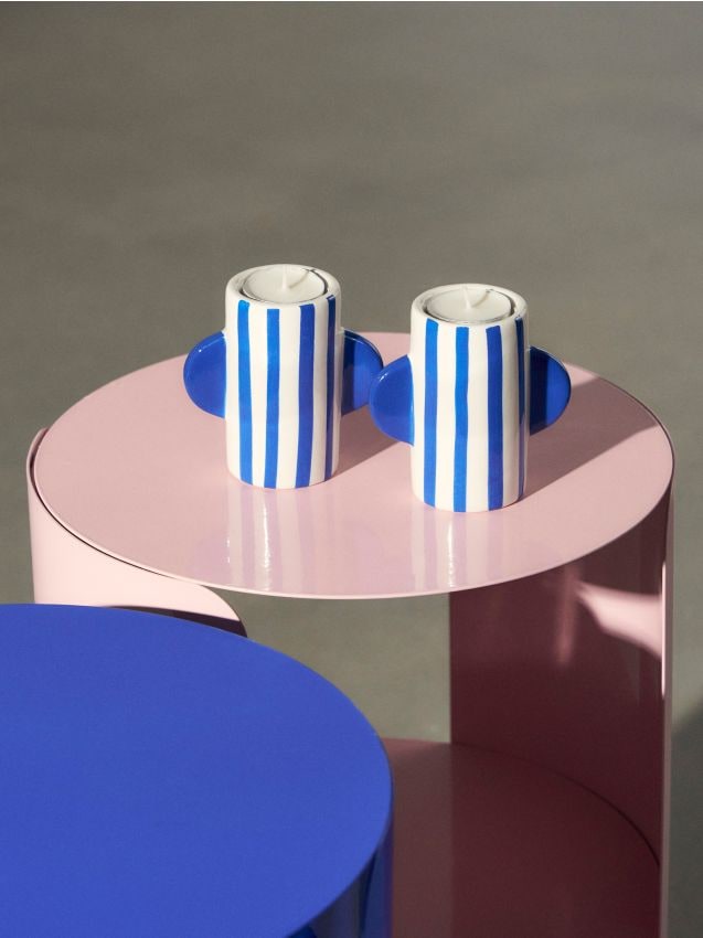 Sinsay - Svietnik 2ks - modrá