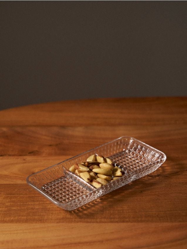 Sinsay - Tavă de servire texturată - alb