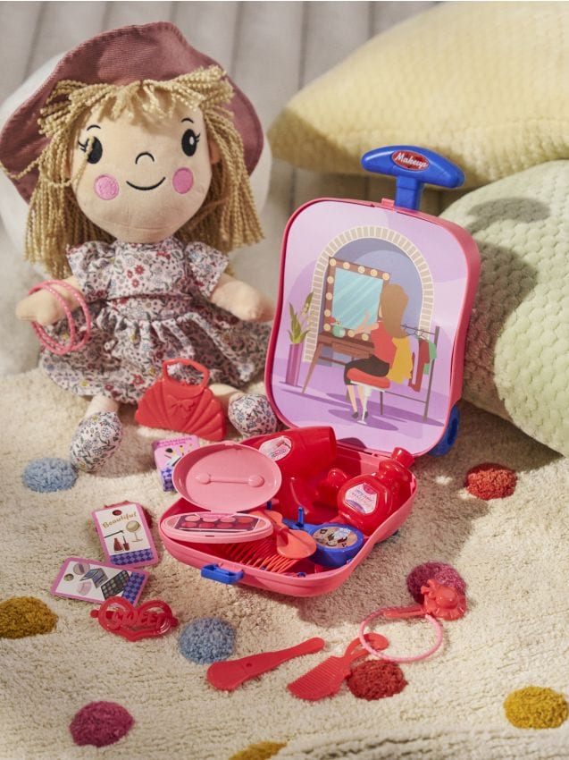 Sinsay - Sada na hranie salón krásy v kufríku - ružová