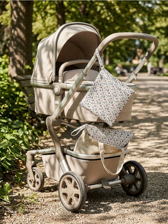 Sinsay - Set de genți pentru depozitare cu fermoar și model vegetal, set de 2 - multicolor