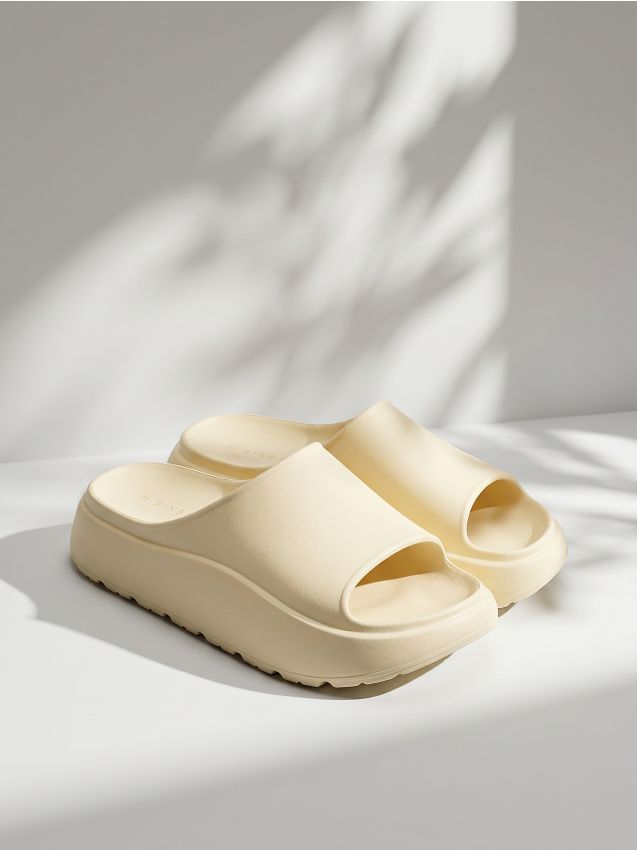 Flatform sliders - giallo chiaro
