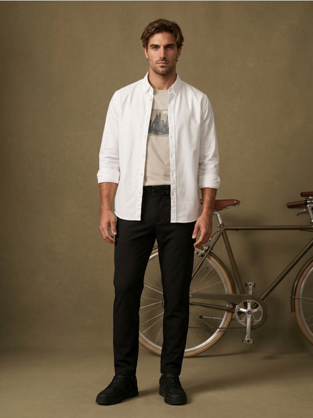 Sinsay - Tricou din bumbac cu imprimeu NYC - gri deschis