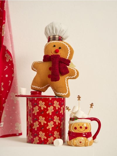Decorazione natalizia a forma di omino di pan di zenzero