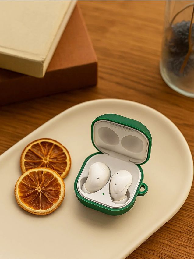 Sinsay - Puzdro na Samsung Galaxy Buds Pro/Live/Buds 2 - modrozelená