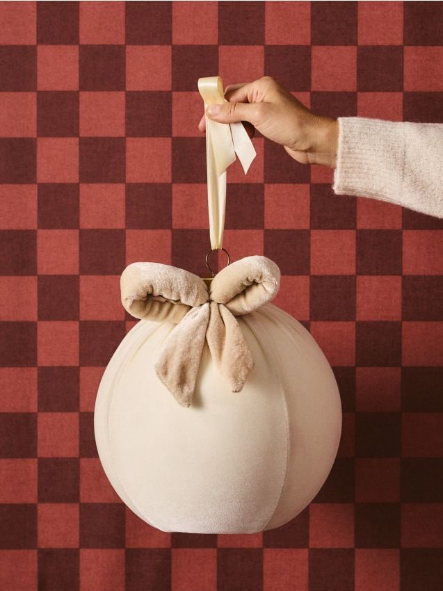 Sinsay - Decorațiune de Crăciun în formă de glob - crem
