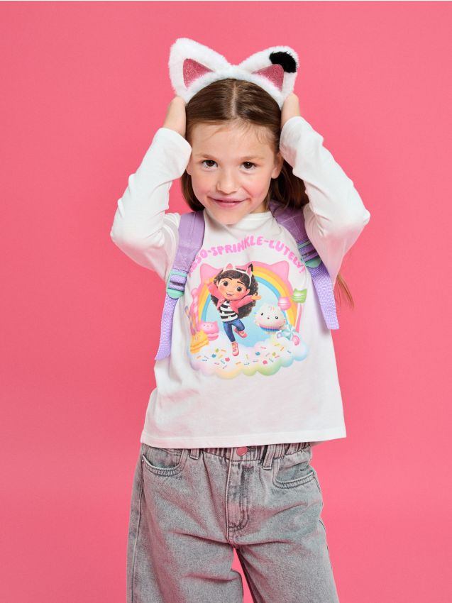 Sinsay - Čelenka Gabby's Dollhouse - biela