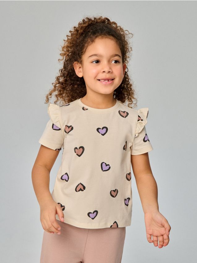 Sinsay - Tricou din bumbac cu model - multicolor