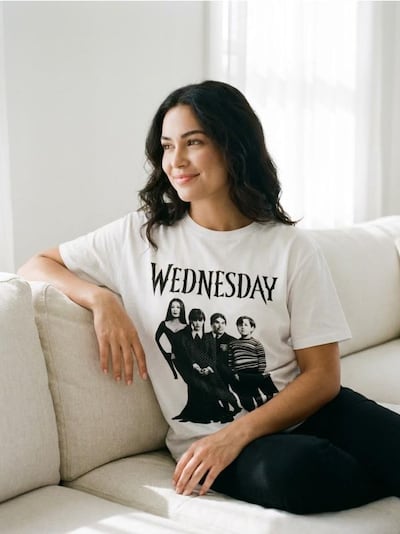 Футболка з коротким рукавом Wednesday