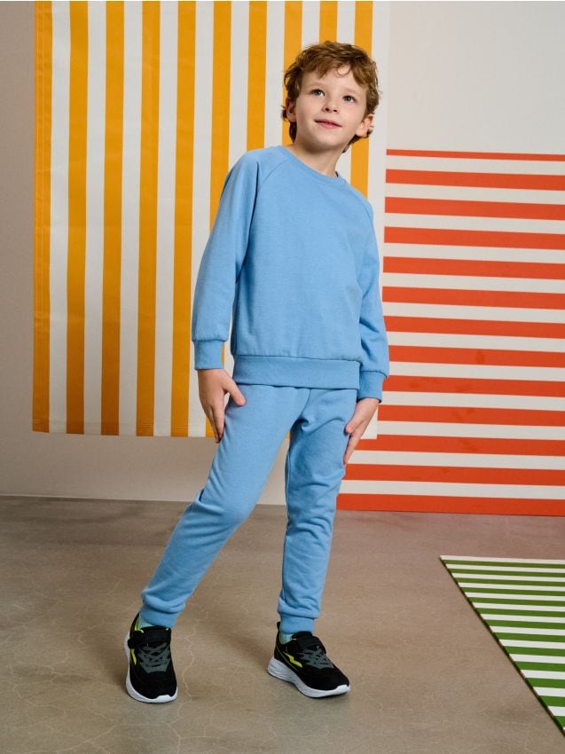 Sinsay - Súprava mikiny a nohavíc - svetlomodrá