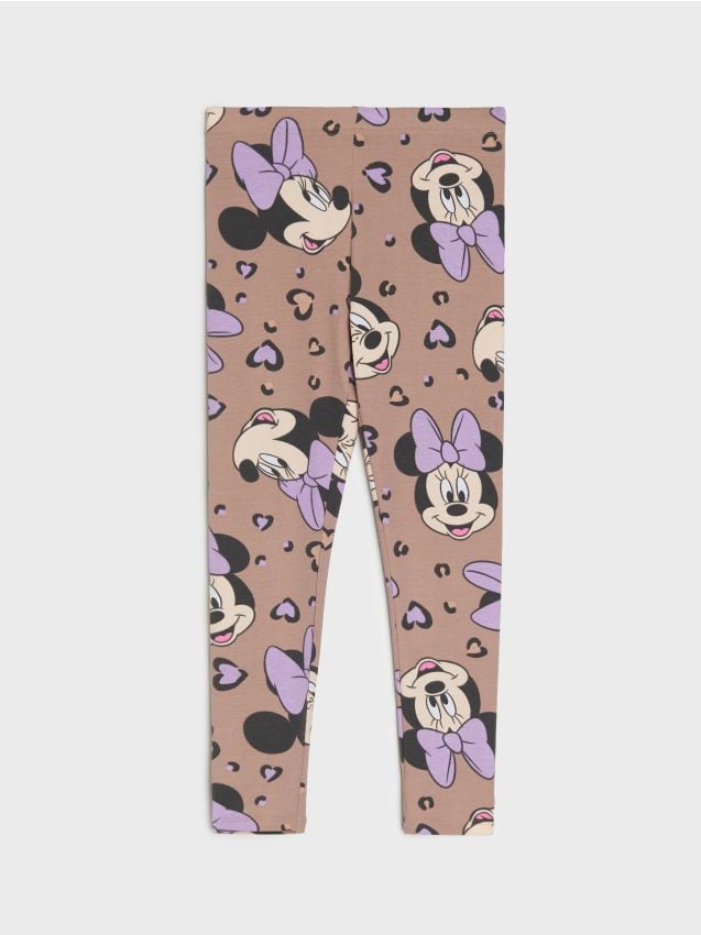 Sinsay - Legíny Minnie Mouse - kávová