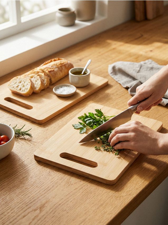 Sinsay - Set de 2 tocătoare - bej