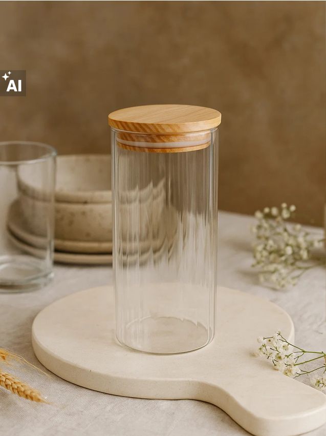 Sinsay - Recipient pentru alimente cu capac - clear