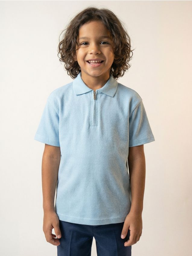 Sinsay - Памучна Поло Тениска