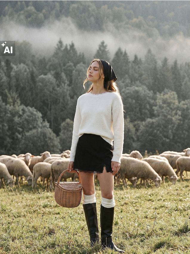 Sinsay - Pulover cu decupaj la spate și finisaj din dantelă - alb