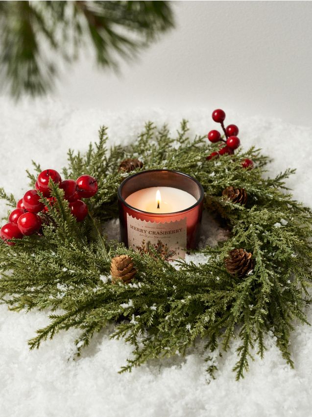 Sinsay - Sviečka Merry Cranberry - červená