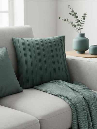 Калъфка за възглавница с декоративни ленти