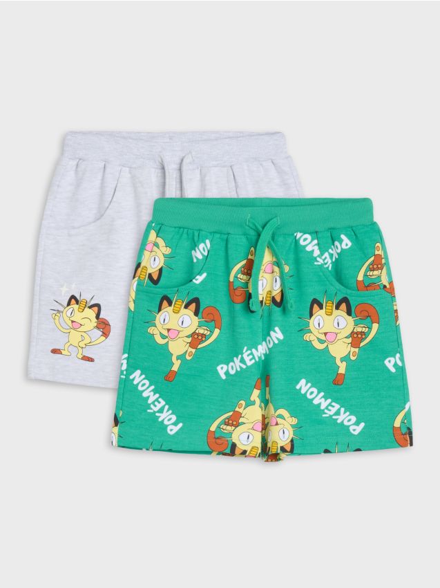 Sinsay - Pantaloni scurți 2 pack Pokémon - multicolor