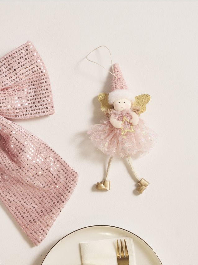 Sinsay - Vianočná ozdoba - pastelová ružová