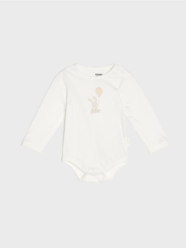 Sinsay - Bavlnené body - krémová