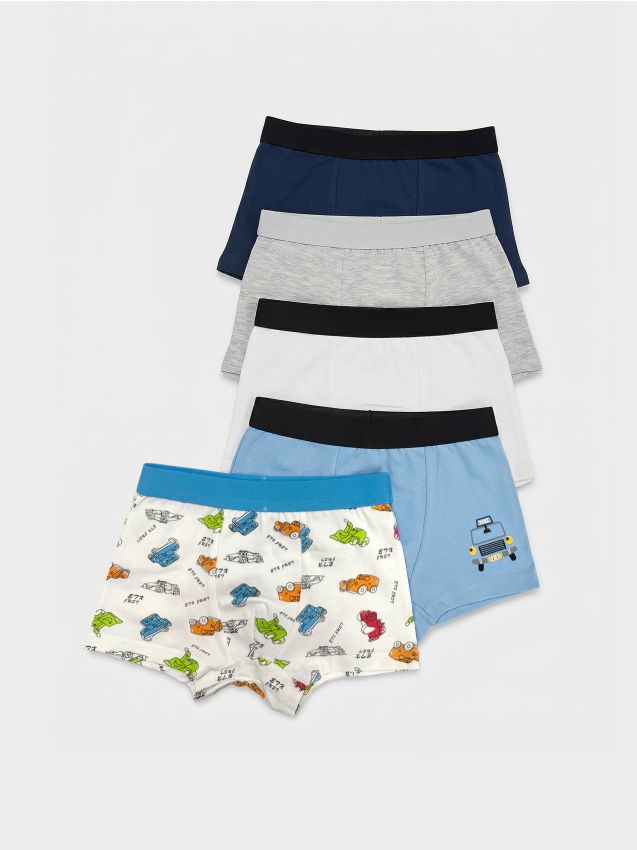 Sinsay - Boxeri din bumbac cu motiv mașini - multicolor