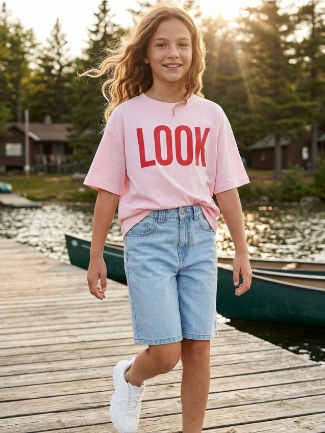 Sinsay - Șorturi din denim bermuda - albastru