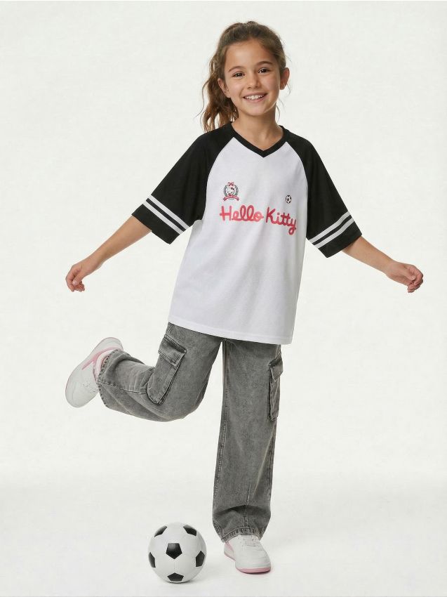 Sinsay - Tricou cu imprimeu Hello Kitty - multicolor