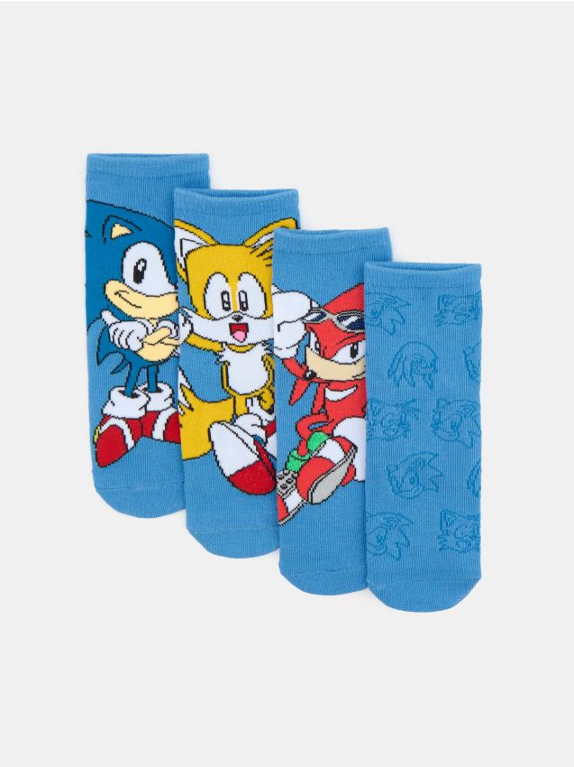 Sinsay - Set de 4 perechi de șosete Sonic the Hedgehog - light blue
