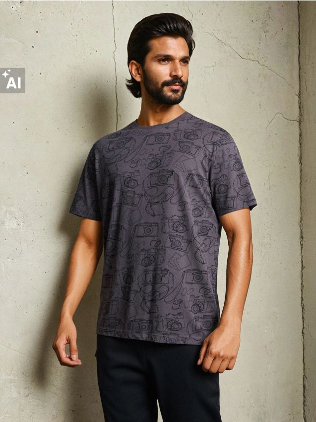 Sinsay - Tricou din bumbac - violet