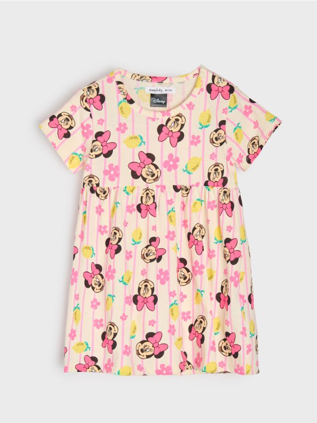 Sinsay - Rochie babydoll Minnie Mouse - crem