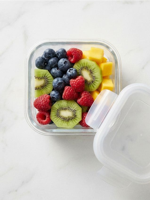 Sinsay - Recipient de sticlă pentru alimente cu capac - clear