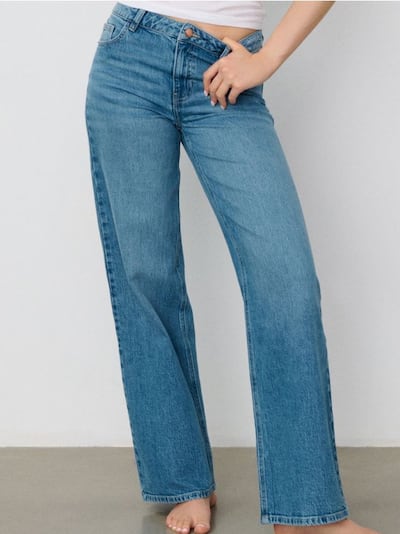 Džíny wide leg