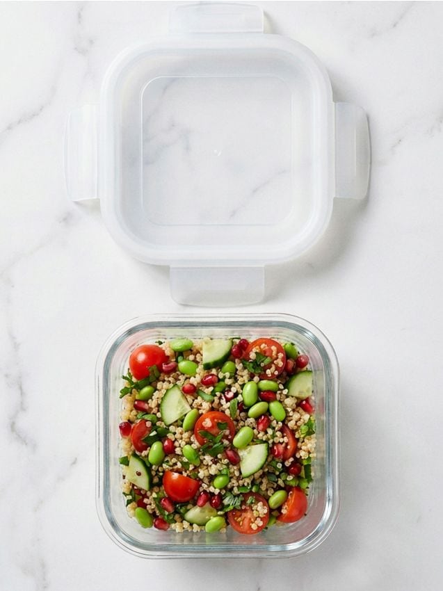 Sinsay - Recipient de sticlă pentru alimente cu capac - clear