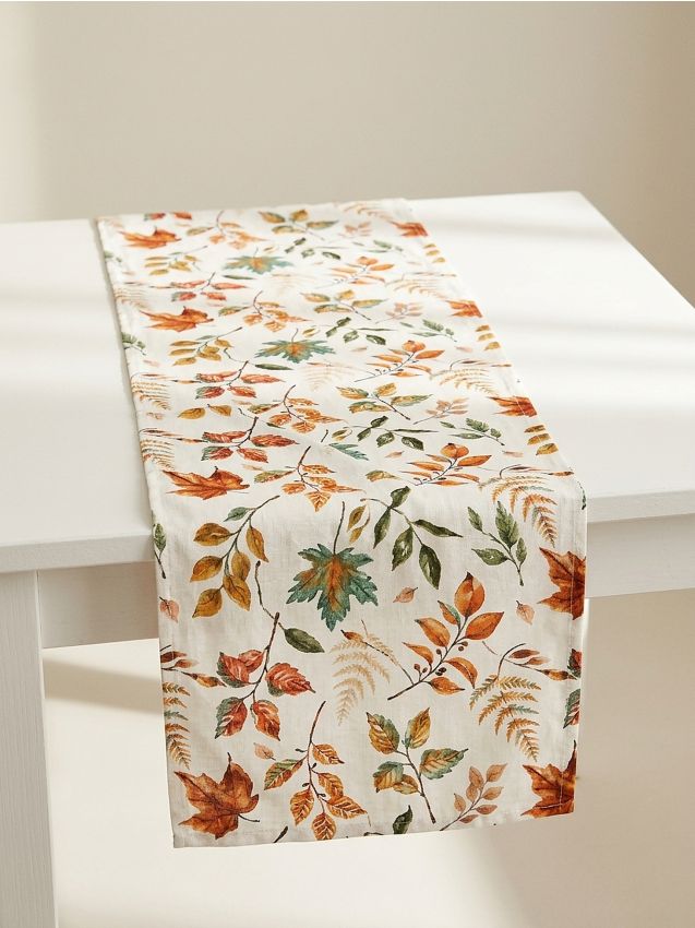 Sinsay - Traversă de masă cu motiv de frunze - multicolor