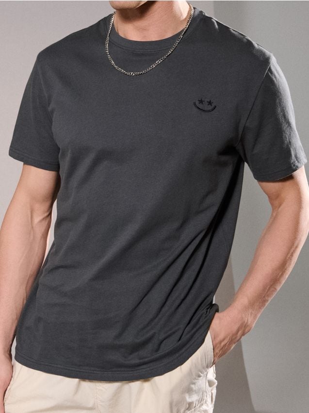 Tricou din bumbac cu imprimeu - SINSAY