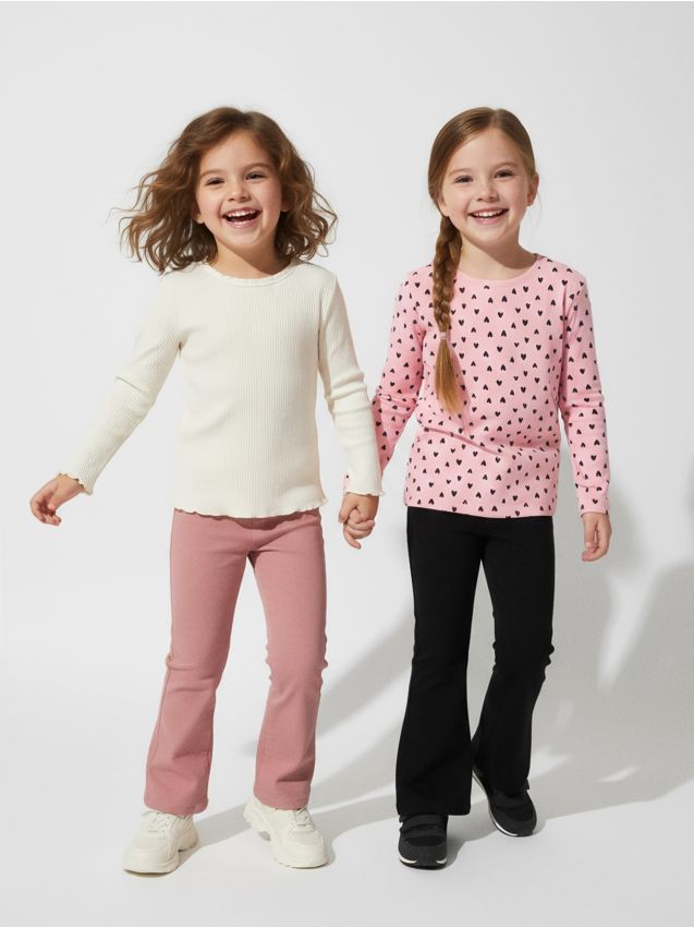 Sinsay - Spodnie dzwony 2 pack - wielobarwny