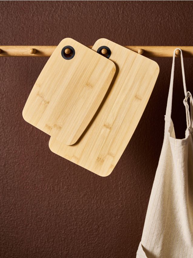 Sinsay - Set de 2 tocătoare din bambus - bej