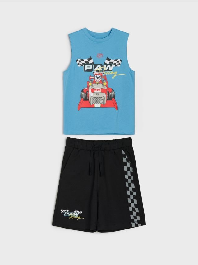 Sinsay - Set lejer: tricou și pantaloni scurți PAW Patrol - multicolor