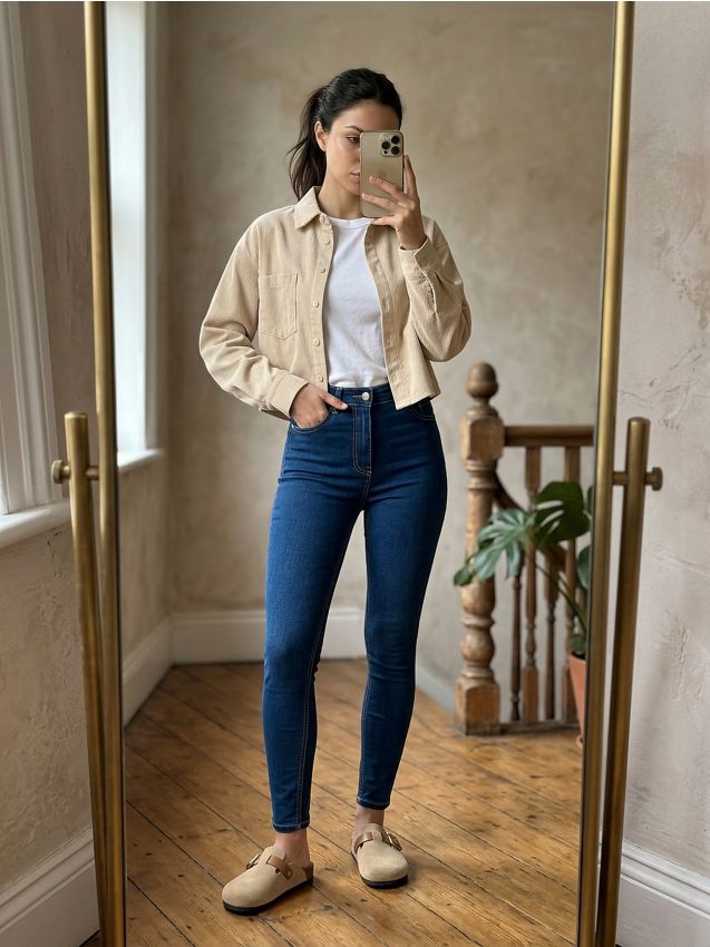 Sinsay - Blugi High Waist - bleumarin