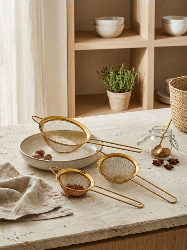 Sinsay - Set de strecurători din oțel inoxidabil - auriu