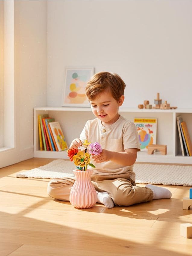 Sinsay - Stavebnica – Kytica kvetov vo váze - viacfarebná